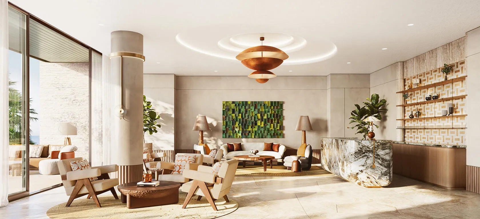 Residents' Lounges at Solaya by Meraas