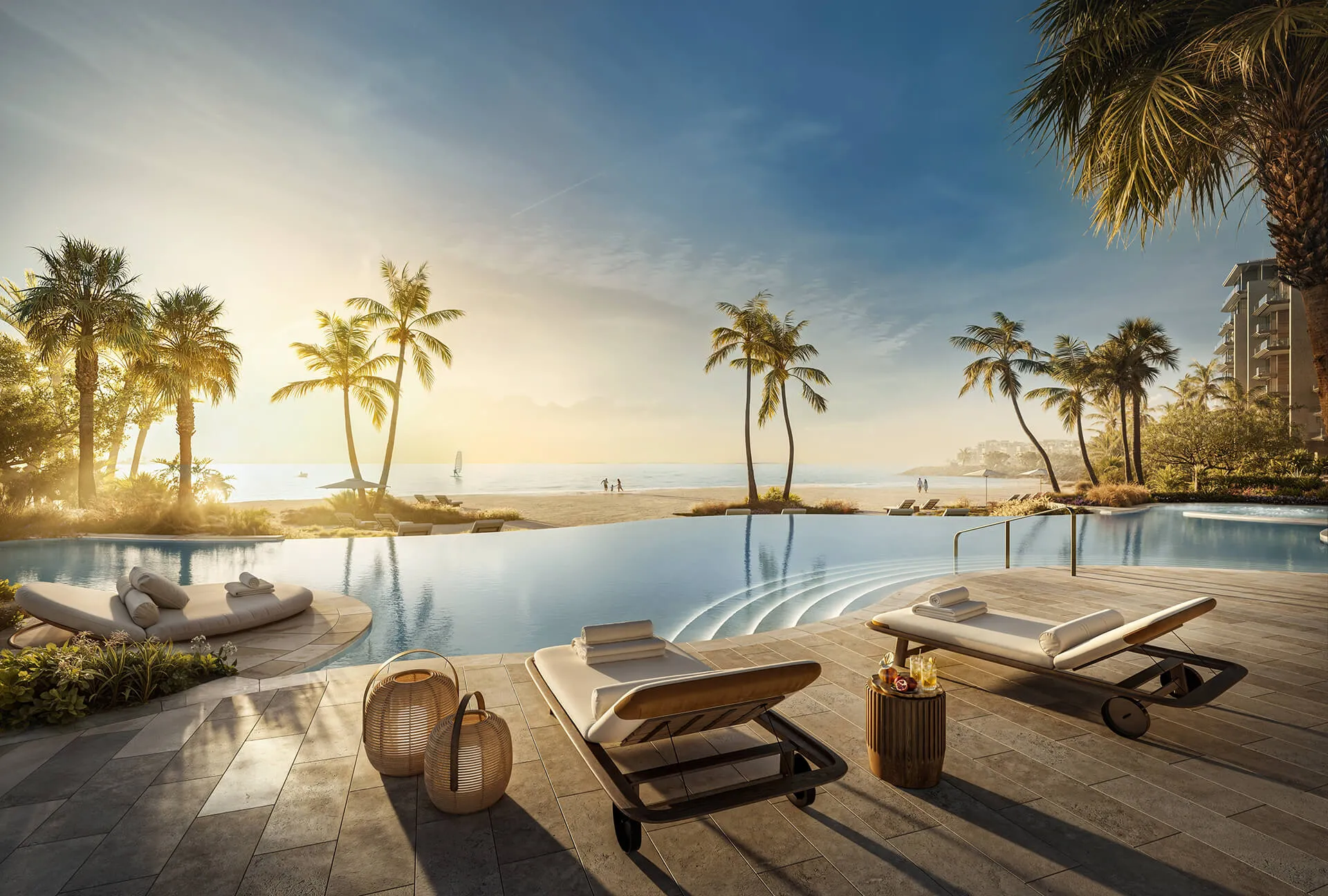 Sunset Pool at Solaya by Meraas
